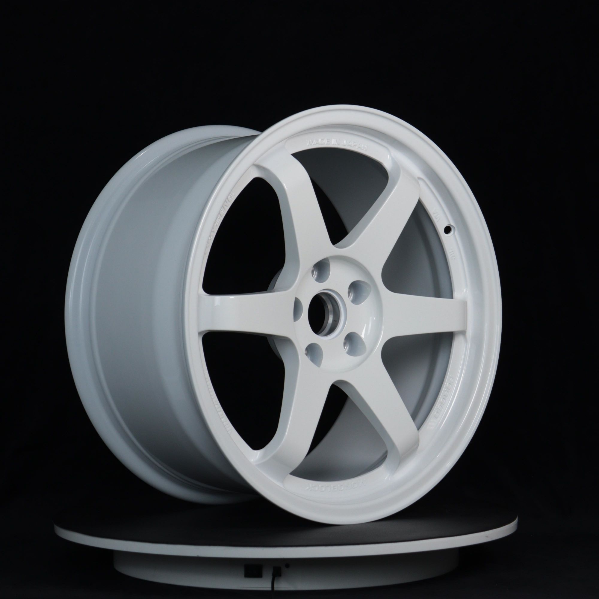 Lightweight explosion-proof forged wheels with bright white ceramic texture bulks